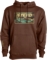 MEN'S YELLOWSTONE HOODIE - BROWN LARGE